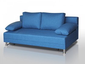 Диван Комфорт без подлокотников 4 подушки denim в Муравленко - muravlenko.mebel-tymen.ru | фото