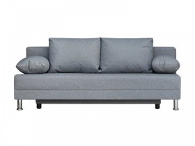 Диван Комфорт без подлокотников 4 подушки грей в Муравленко - muravlenko.mebel-tymen.ru | фото