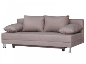 Диван Комфорт без подлокотников 4 подушки латте в Муравленко - muravlenko.mebel-tymen.ru | фото