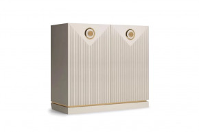 Комод 2-дверный "Капри" Сатин/Сатин в Муравленко - muravlenko.mebel-tymen.ru | фото