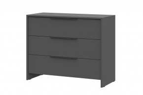 Комод 3 ящика Камелия 1 Серия 2, графит в Муравленко - muravlenko.mebel-tymen.ru | фото