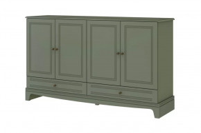 Комод 4 двери + 2 ящика Лорето Лак Зелёный самшит в Муравленко - muravlenko.mebel-tymen.ru | фото