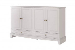 Комод 4 двери + 2 ящика Лорето Персидский жемчуг/Лак Льняной в Муравленко - muravlenko.mebel-tymen.ru | фото