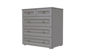 Комод 5 ящиков Олимп Серый шифер/Антрацит в Муравленко - muravlenko.mebel-tymen.ru | фото