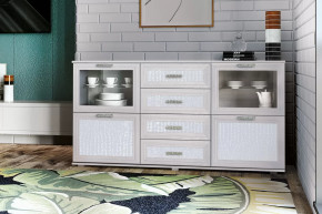 Комод №7 Экокожа Зарон в Муравленко - muravlenko.mebel-tymen.ru | фото