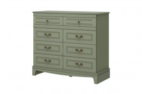 Комод 8 ящиков Лорето Лак Зелёный самшит в Муравленко - muravlenko.mebel-tymen.ru | фото