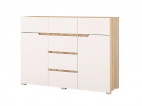 Комод Анталия 1200 Сонома-Белый софт в Муравленко - muravlenko.mebel-tymen.ru | фото