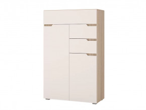 Комод Анталия Сонома-Белый софт в Муравленко - muravlenko.mebel-tymen.ru | фото