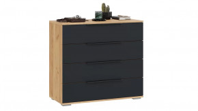 Комод «Джоли» Дуб Крафт золотой, Графит матовый в Муравленко - muravlenko.mebel-tymen.ru | фото