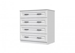 Комод "Кантри" 4 ящика, белый в Муравленко - muravlenko.mebel-tymen.ru | фото