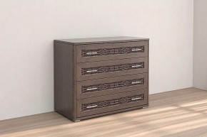 Комод Кэт-4 4 ящика Венге Диал в Муравленко - muravlenko.mebel-tymen.ru | фото