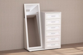Комод Кэт-4, 6 ящиков с зеркалом Диал в Муравленко - muravlenko.mebel-tymen.ru | фото