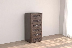 Комод Кэт-4 6 ящиков Венге Диал в Муравленко - muravlenko.mebel-tymen.ru | фото