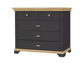 Комод Лиана-1 Дуб Крафт Золотой/Графит в Муравленко - muravlenko.mebel-tymen.ru | фото