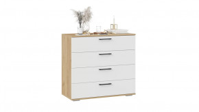 Комод «Нео» Дуб Крафт золотой, Белый в Муравленко - muravlenko.mebel-tymen.ru | фото