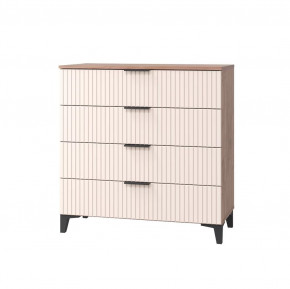 Комод Тоскана с 4 ящиками, дуб табачный/бисквит в Муравленко - muravlenko.mebel-tymen.ru | фото