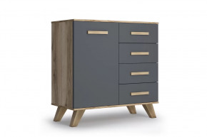 Комод "Вега Скандинавия" Дуб каньон/Силк флай в Муравленко - muravlenko.mebel-tymen.ru | фото