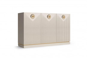 Комодино "Капри" Сатин/Сатин в Муравленко - muravlenko.mebel-tymen.ru | фото