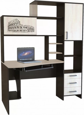 Компьютерный стол КЛ №6.0 Венге/Дуб молочный в Муравленко - muravlenko.mebel-tymen.ru | фото