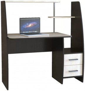 Компьютерный стол КЛ №6.2 Венге/Дуб молочный в Муравленко - muravlenko.mebel-tymen.ru | фото