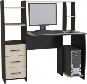 Компьютерный стол КЛ №6.3 Венге/Дуб молочный в Муравленко - muravlenko.mebel-tymen.ru | фото