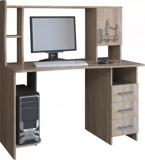 Компьютерный стол КЛ №6.4 Дуб баррик в Муравленко - muravlenko.mebel-tymen.ru | фото