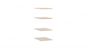 Комплект полок Яблоня Беллуно в Муравленко - muravlenko.mebel-tymen.ru | фото