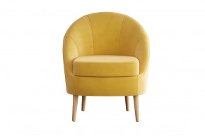 Кресло Комо Модель 005 Велюр Ультра Мустард в Муравленко - muravlenko.mebel-tymen.ru | фото