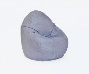Кресло-мешок СТАДИ, рогожка, цвет Серый в Муравленко - muravlenko.mebel-tymen.ru | фото