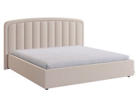 Кровать с подъемным механизмом Сиена 2 180х200 см крем (велюр) в Муравленко - muravlenko.mebel-tymen.ru | фото