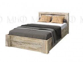 Кровать 1,2м Ривьера Дуб Юкон, Бетон темный в Муравленко - muravlenko.mebel-tymen.ru | фото