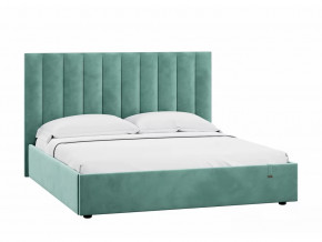 Кровать 1400 Ингрид 312 Велюр Ультра Минт в Муравленко - muravlenko.mebel-tymen.ru | фото