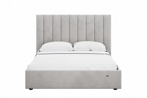 Кровать 1600 Ингрид 312 Велюр Ультра Смог в Муравленко - muravlenko.mebel-tymen.ru | фото