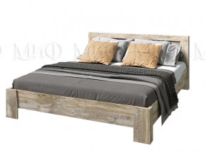 Кровать 1,6м с ортопедом Ривьера Дуб Юкон, Бетон темный в Муравленко - muravlenko.mebel-tymen.ru | фото