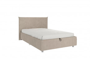 Кровать с основанием Бест 120х200 см капучино (велюр) в Муравленко - muravlenko.mebel-tymen.ru | фото
