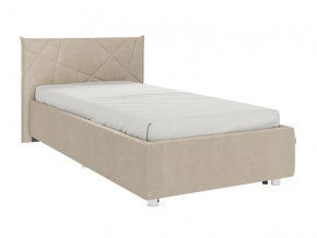 Кровать (каркас) Бест 90х200 см капучино (велюр) в Муравленко - muravlenko.mebel-tymen.ru | фото