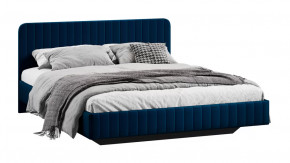 Кровать без ПМ «Шелли» Тип 1 (без подъемного механизма) Велюр Confetti Blue в Муравленко - muravlenko.mebel-tymen.ru | фото