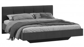 Кровать без ПМ «Элис» Тип 1 (без подъемного механизма) Исп.2 Велюр Графит в Муравленко - muravlenko.mebel-tymen.ru | фото