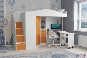 Кровать-чердак Юниор 4 Ярофф в Муравленко - muravlenko.mebel-tymen.ru | фото
