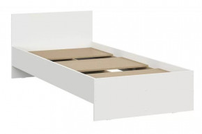 Кровать  Денвер 0,9х2,0 SAFE Белый в Муравленко - muravlenko.mebel-tymen.ru | фото