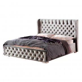 Кровать Франческа 1,6м под подъемный механизм Графит в Муравленко - muravlenko.mebel-tymen.ru | фото