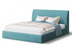 Кровать Хилтон, 2000*1600 мм, бирюзовый в Муравленко - muravlenko.mebel-tymen.ru | фото