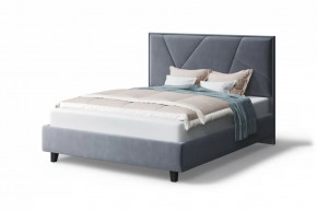 Кровать Ингрид, 1600*2000 мм, на опорах, серый в Муравленко - muravlenko.mebel-tymen.ru | фото