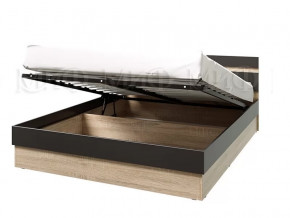 Кровать Ким с ПМ 1400 Графит софт, сонома в Муравленко - muravlenko.mebel-tymen.ru | фото