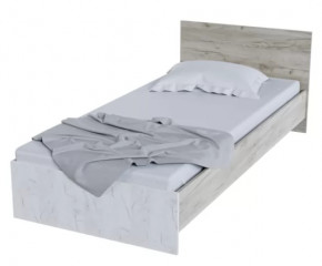 Кровать КР 555 Спальня Басса Дуб крафт в Муравленко - muravlenko.mebel-tymen.ru | фото