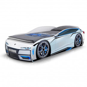 Кровать-машина Little Kiddy с объемным бампером в Муравленко - muravlenko.mebel-tymen.ru | фото