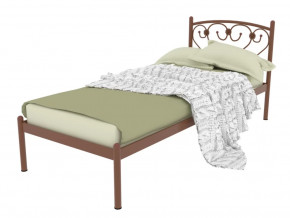 Кровать металлическая Ева коричневая в Муравленко - muravlenko.mebel-tymen.ru | фото