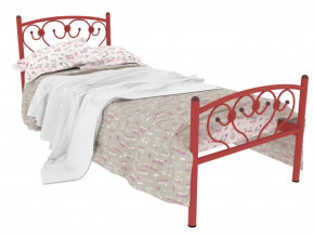 Кровать металлическая Ева Plus красная в Муравленко - muravlenko.mebel-tymen.ru | фото