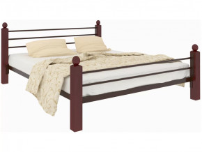 Кровать Милана Lux Plus коричневая в Муравленко - muravlenko.mebel-tymen.ru | фото