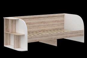 Кровать одинарная 900 с радиусом Люмен №25 в Муравленко - muravlenko.mebel-tymen.ru | фото